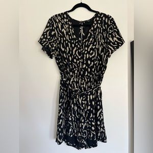 Rails romper with waist tie